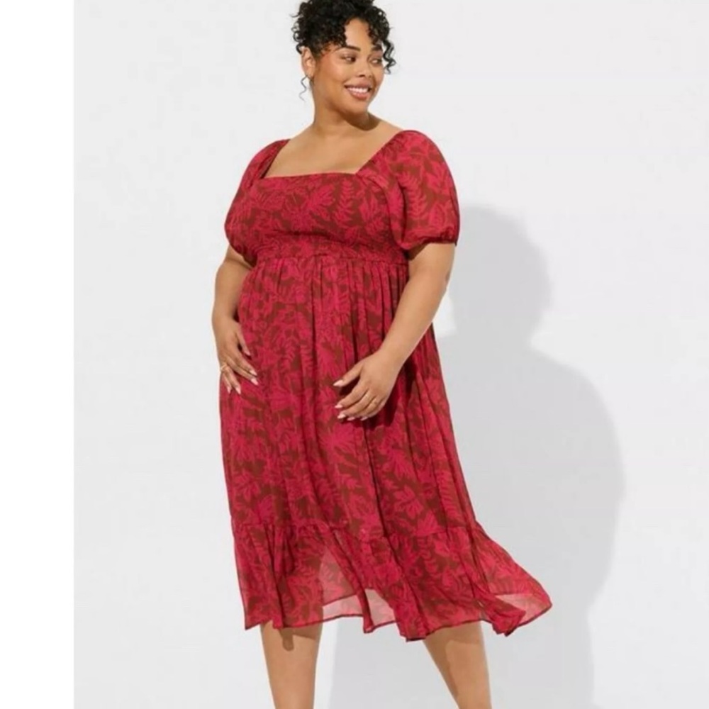 Torrid tropical floral Dress 3X